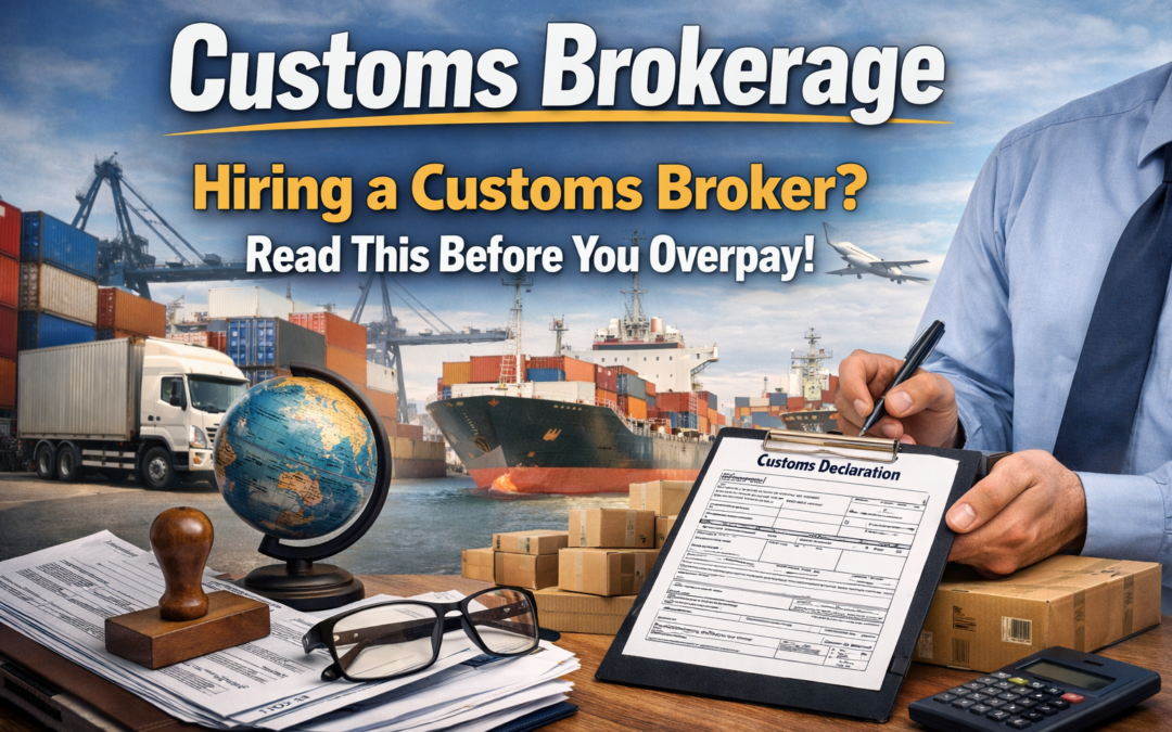 Customs Brokerage:Hiring a Customs Broker? Read This Before You Overpay!