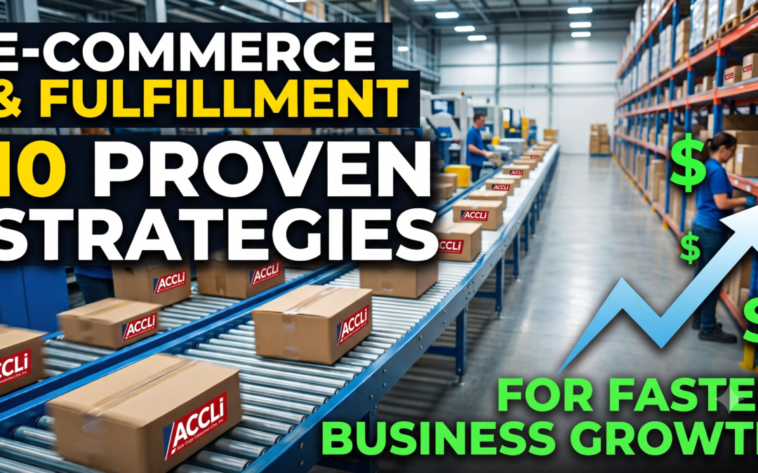 E-Commerce and Fulfillment: 10 Proven Strategies for Faster Business Growth