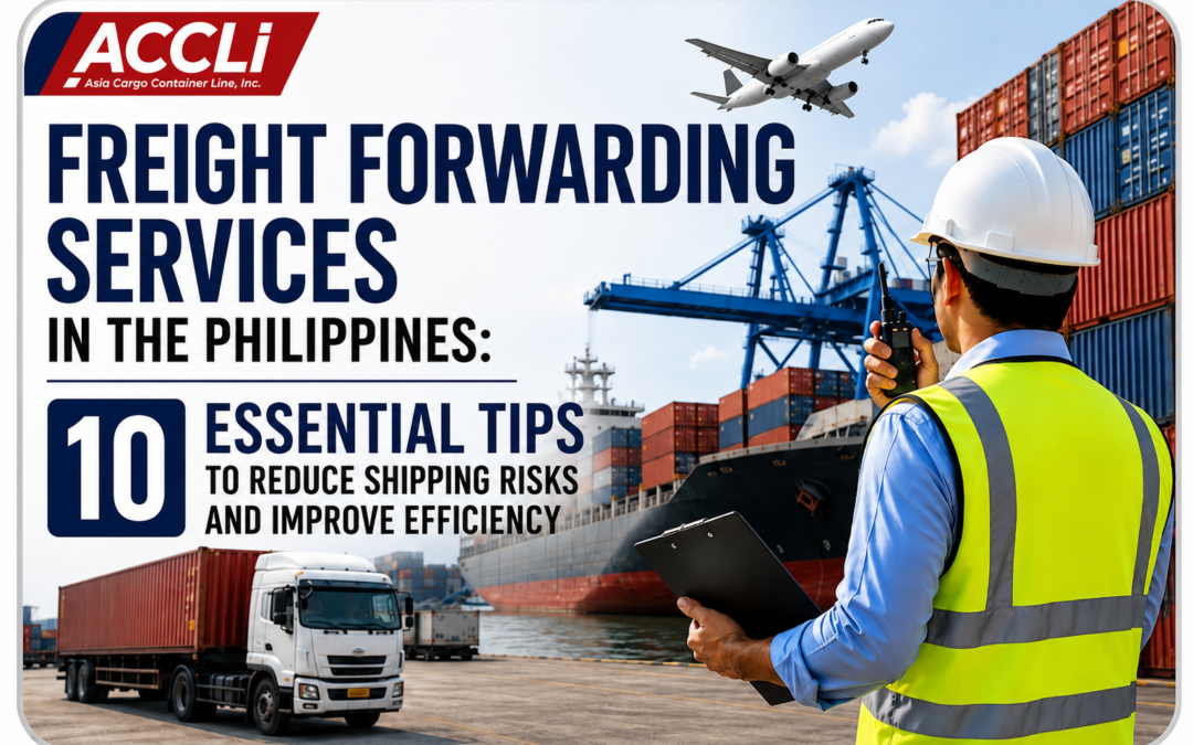 Freight Forwarding Services in the Philippines: 10 Essential Tips to Reduce Shipping Risks and Improve Efficiency