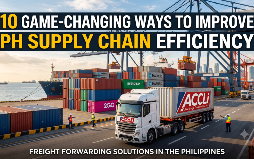 Freight Forwarding Solutions in the Philippines: 10 Game-Changing Ways to Improve Supply Chain Efficiency