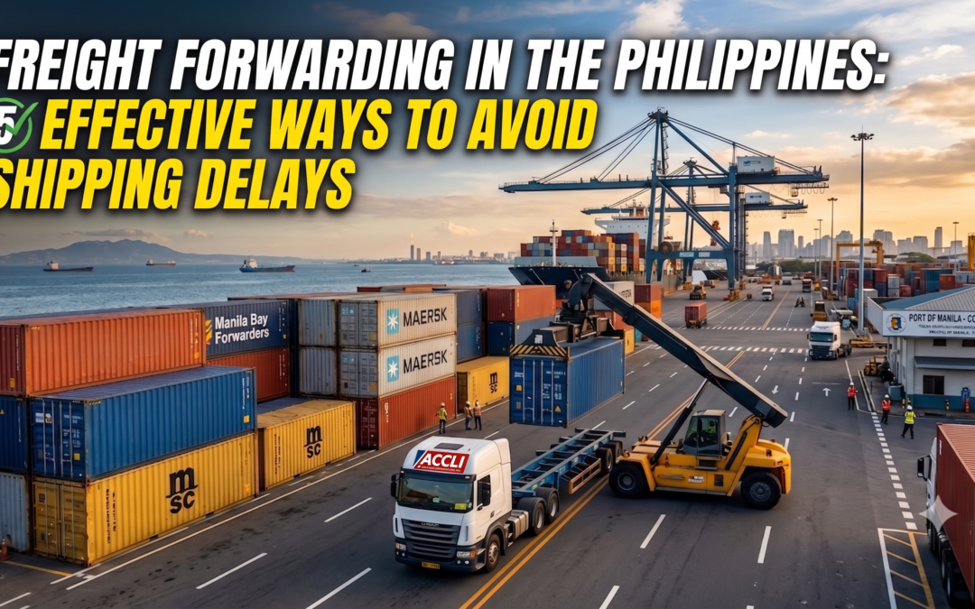 Freight Forwarding in the Philippines: 5 Effective Ways to Avoid Shipping Delays