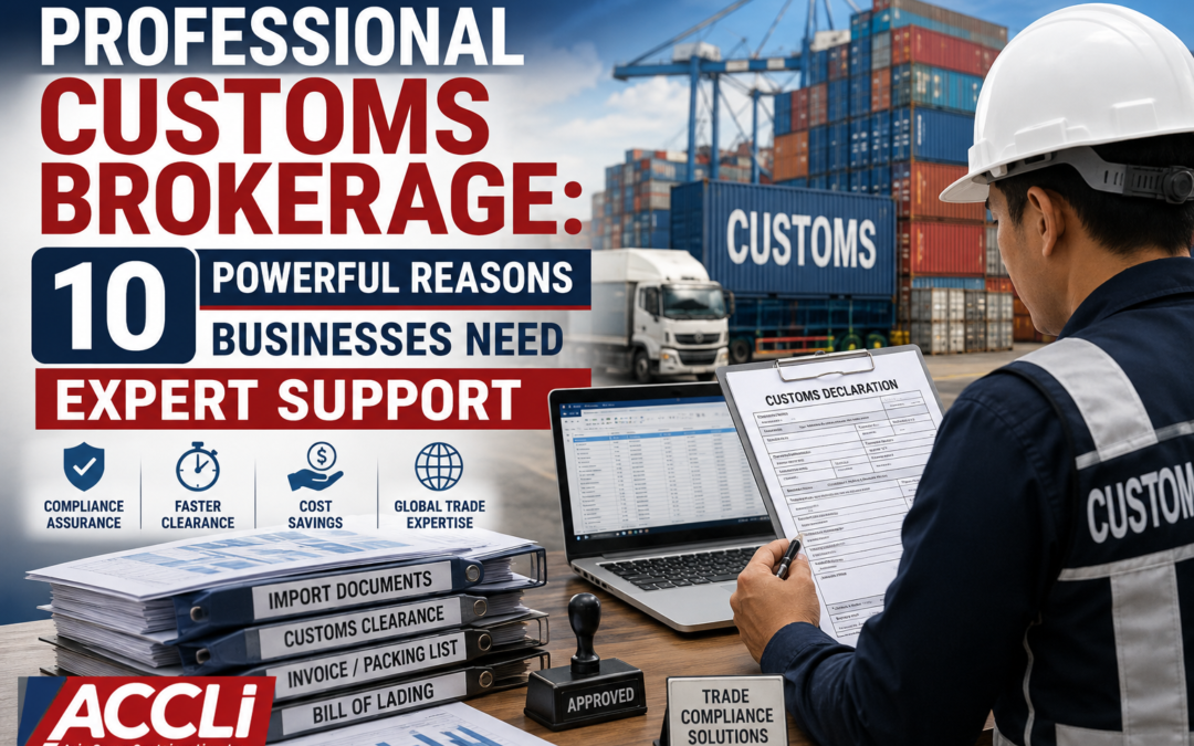 Professional Customs Brokerage: 10 Powerful Reasons Businesses Need Expert Support
