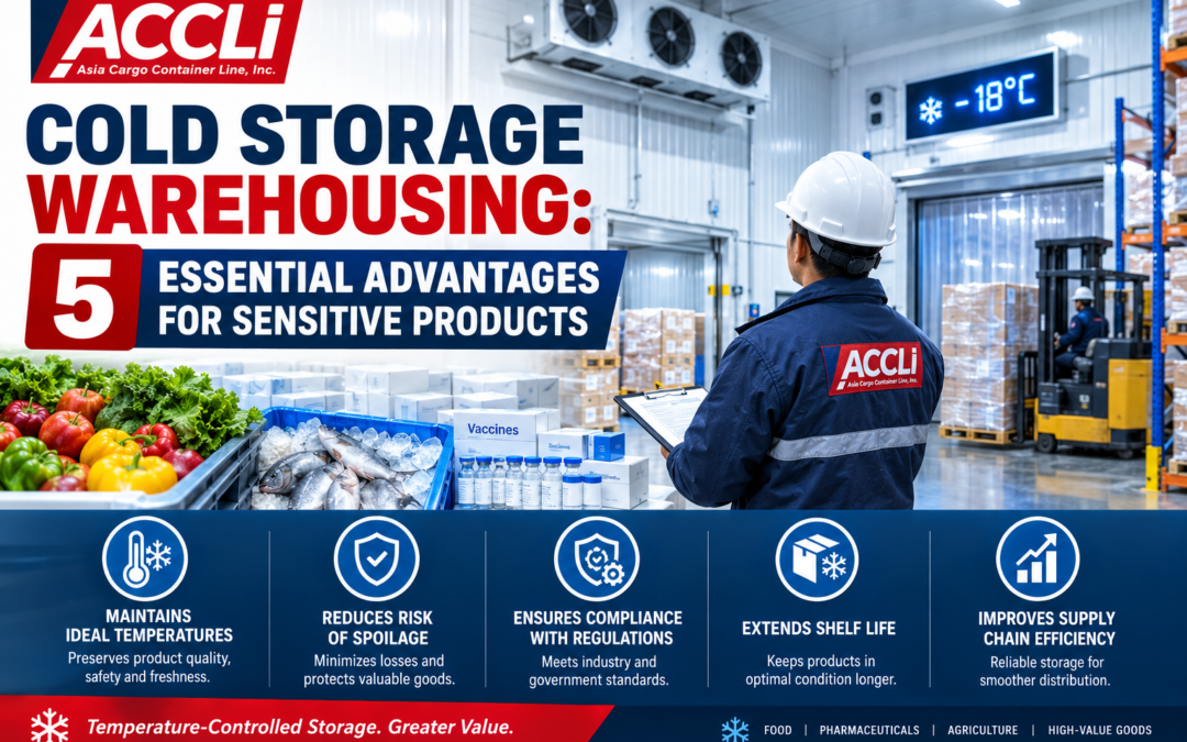 Cold Storage Warehousing: 5 Essential Advantages for Sensitive Products