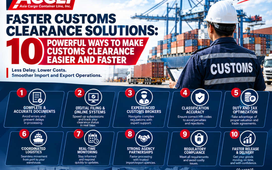 Faster Customs Clearance Solutions: 10 Powerful Ways to Make Customs Clearance Easier and Faster