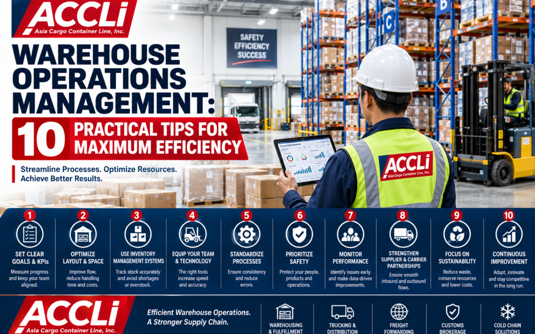 Warehouse Operations Management: 10 Practical Tips for Maximum Efficiency