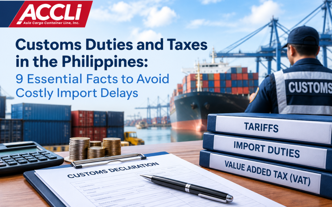 Customs Duties and Taxes in the Philippines: 9 Essential Facts to Avoid Costly Import Delays