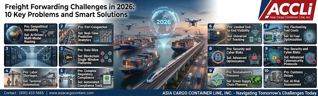 Freight Forwarding Challenges in 2026: 10 Key Problems and Smart Solutions
